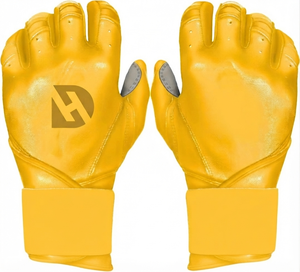 Gants de frappe en cuir jaune, ambidextres, durables, à enfiler, unisexes, pour adultes, entraînement - Product Image 1