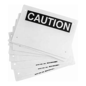 Fundas de Laminación Transparentes Impermeables Brady OSHA para Señales de Seguridad y Etiquetas de Advertencia - Product Image 3