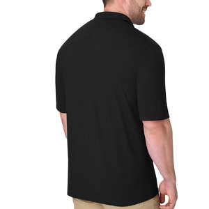 Camisa de Golf de Manga Corta para Hombre, Talla Grande, Lisa, Antiarrugas, de Algodón Tejido y Bordado, con Botones al Frente, Personalizable y Elegante - Product Image 4