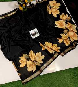Eco Friendly Silk Woven <b>Fabric</b> Florals Pattern Quick Dry Lightweight For Girls Women Apparel Dress <b>Sari</b> Luxury In Stock Items - Product Image 5