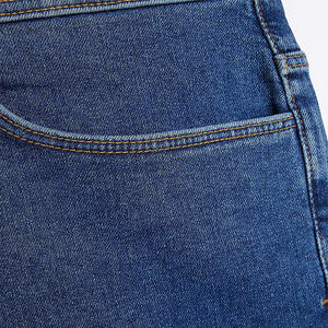 Shorts de Mezclilla para Hombre, Corte Clásico Recto, Ligeros, Bordados, Tejidos, para Uso Casual en Verano, Otoño y Primavera - Product Image 5