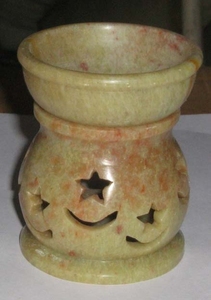 Handmade Soapstone <b>Oil</b> <b>Burner</b> And Lamp - Product Image 2
