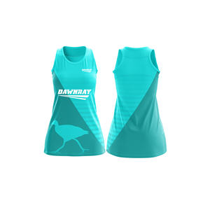 เสื้อเน็ตบอลรักษ์โลก |   ชุดยูนิฟอร์มเน็ตบอลแบบซับลิเมชั่นพร้อมโลโก้ทีม ชื่อ และหมายเลข |   โพลีเอสเตอร์ที่ระบายอากาศได้ดี - Product Image 2