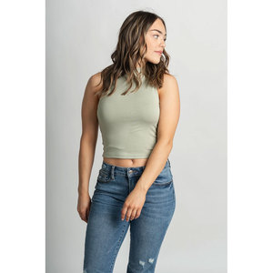 Camiseta sin mangas básica de moda para mujer, ajustada, elástica, informal, para verano, para usar en capas, con opción de logotipo personalizado, opciones de talla, venta al por mayor - Product Image 3