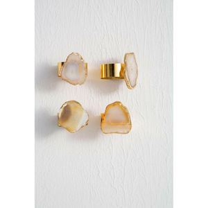 Anillo de Servilleta Metálico Clásico con Acabado Atemporal para Decoración de Mesa Tradicional y Moderna - Product Image 5