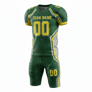 Conjunto de Uniforme de Fútbol Americano Personalizado, Transpirable, de Secado Rápido, Antibacterial y Anti-UV, con Logotipo en la Parte Delantera - Product Image 4