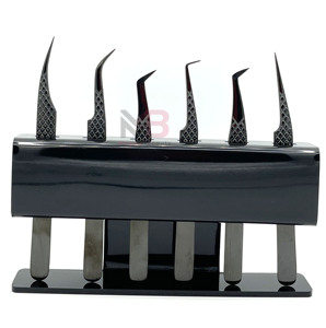 ชุดแหนบสแตนเลสสำหรับต่อขนตา ปลายแหลมพิเศษ รับทำโลโก้ตามสั่ง (OEM) - Product Image 3