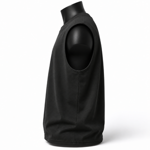 Vente directe d'usine, débardeur pour homme en couleurs unies, débardeur de sport léger de haute qualité pour homme - Product Image 4