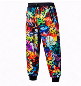 Ensemble de survêtement unisexe hiver 2026 Discover-Impex, imprimé graffiti coloré, 100 % coton, veste à capuche personnalisée par sublimation - Product Image 5