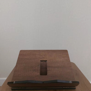 Handcrafted Polished Wooden Book Holder Modern Freestanding Reading <b>Stand</b> for Books <b>Tablets</b> Study Table Tradebyd - Product Image 1