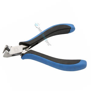 Alicates de corte de extremos de acero inoxidable de 120 mm con mandíbula lisa, mango ergonómico y doble resorte, herramienta para cortar alambre en joyería - Product Image 5