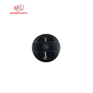 Small Black ABS <b>Plastic</b> <b>Hook</b> Injection Molded Industrial Component - Product Image 3