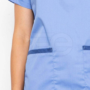Medical Scrubs <b>Set</b> Hospital Uniform Comfortable Soft Breathable Nurse <b>Doctor</b> Clinic Workwear Top Pants - Product Image 6