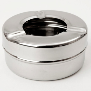 Cendrier carré en aluminium avec tête de cerf dorée, cendrier décoratif en métal pour la maison, le bar, l'hôtel et le bureau - Product Image 4