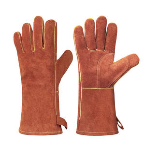 Gants de travail robustes en cuir de chèvre pour chauffeurs de camions, entrepôt, jardinage, travaux agricoles et soudure - Vente en gros - Product Image 2