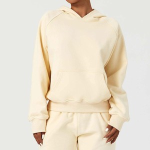 Sudadera con Capucha para Mujer, Talla Grande, 100% Algodón, con Diseño Personalizado/Logotipo Personalizado, Transpirable, Corte Holgado, OEM ODM - Product Image 2