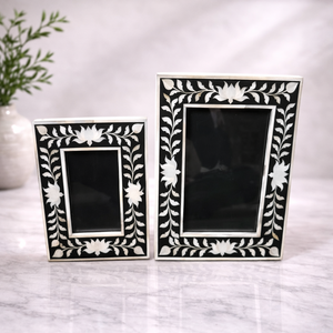 กรอบรูปตั้งโต๊ะลายดอกไม้พิมพ์ลาย UV งานฝีมือประดับกระดูกงู ชุดของตกแต่งบ้านสุดหรู ของขวัญ - Product Image 3