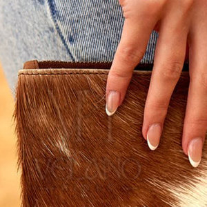 Design New Style Women Leather <b>Wristlet</b> Clutch with Zipper Closure Wholesale Soft Leather Clutch Purse for Women Daily Use - Product Image 5