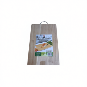 Tabla de Cortar Rectangular de Madera Premium 38x26x2cm, Tabla de Cortar Resistente para Uso en la Cocina - Product Image 1