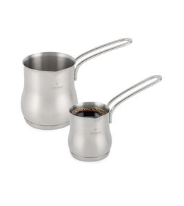 Juego de calentador de café de acero inoxidable premium 18/10 con base de inducción - Product Image 1