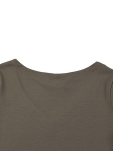 T-shirt essenziale da donna slim fit con scollo a V, T-shirt basic da donna con scollo a V, T-shirt in cotone aderente con scollo a V, Top casual a maniche corte con scollo a V - Product Image 4