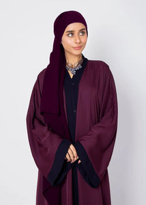 Servicios OEM, Abaya Personalizada para Mujer, Vestido Musulmán de Color Sólido, Abayas Casuales para Mujer, Ropa Islámica Tradicional, Abaya de Dubái - Product Image 6