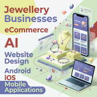 Software de IA para ERP y CRM para Empresas de Joyería, Aplicaciones Móviles para Android e iOS, Diseño de Sitios Web, Plugin para WordPress y Shopify, Comercio Electrónico
