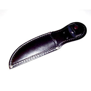 Funda de cuero hecha a mano para cuchillo, funda para cuchillo de exterior, soporte para cuchillo de hoja fija, funda para cuchillo con presilla para cinturón, funda para cuchillo de camping. - Product Image 4