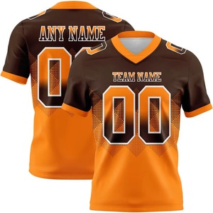 Venta Directa de Fábrica, Jersey de Fútbol Americano para Hombre, Ropa Deportiva y de Entrenamiento, Manga Corta, Transpirable, Talla Grande, 100% Poliéster - Product Image 3