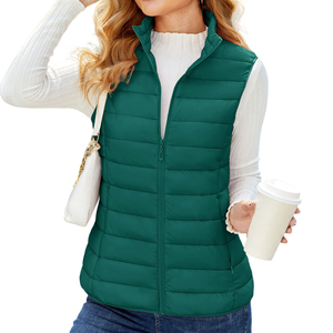 Chaleco acolchado sin mangas, transpirable, deportivo, de invierno, para exteriores, de calidad única, para mujer, precio al por mayor personalizado. - Product Image 6