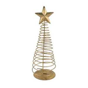 Modern Metal Candle Holder with Berry Garland Round Centerpiece for Christmas <b>Table</b> Decor - Product Image 4