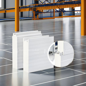 แผ่นผนังภายในโลหะสีเขียว Procy 75 มม. ทนไฟ 60 นาที กันเสียง ฉนวนกันความร้อน สำหรับห้องคลีนรูม โรงงาน คุณภาพดี - Product Image 1