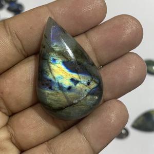 IGI Certified Multi Fire Natural Quartz <b>Labradorite</b> Pendant 20mm Rainbow Color Change AAA+ Quality Bulk Loose Gemstones for - Product Image 4