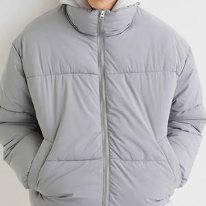 Veste d'hiver pour homme en polyester recyclé, rembourrée, personnalisable avec logo, faible MOQ, pour acheteurs américains, vente en gros OEM - Product Image 2