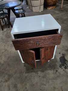 Meuble de Chevet Minimaliste en Bois de Teck, Acajou et Sungkai, Fabrication Originale d'Usine, Écologique - Vente Flash - Product Image 3