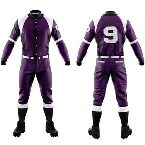 Fully <b>Customized</b> Breathable Baseball <b>Uniform</b> Sets New Reasonable Price Unisex Best Quality Wholesale Polyester baseball <b>uniform</b> - Product Image 1