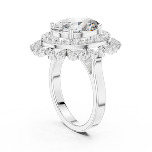 Meraki 14K Gold Plated Modern Rose Gold <b>Open</b> <b>Ring</b> for Women Adjustable Statement Jewelry for Casual Formal or Gift Use - Product Image 5