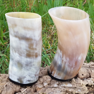High Quality 100% Natural Color Polished Buffalo Horn <b>Mug</b> Custom Design Stylish Animal-Lamp Style for Tea & Salt <b>Glass</b> Horn <b>Mug</b> - Product Image 5