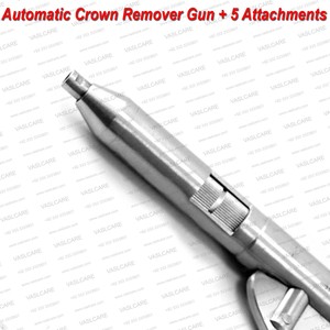 Pistola Automática para Remover Coronas con 5 Instrumentos Intercambiables para la Remoción de Coronas y Puentes Dentales para Procedimientos Odontológicos - Product Image 4