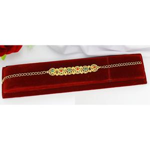 Bracelet bijoux prix de gros femmes bijoux dubai indien 24 bracelets plaqué or laiton matériel dubai bijoux indien - Product Image 4