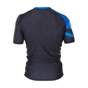 Pantalones cortos de manga larga de compresión simple Rash Guard Hombres Camisas de compresión OEM Precio barato Rash Guard para ropa de gimnasio - Product Image 6