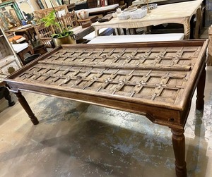 Luxury Royal Solid Teak Wood Eco-Friendly Durable Carved <b>Dining</b> <b>Table</b> 2 Bench Sets For Living Room Mall hotels - Product Image 4