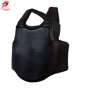 Gilet de protection thoracique en cuir de haute qualité avec construction légère, respirant et durable, ajustement sûr et réglable - Product Image 1
