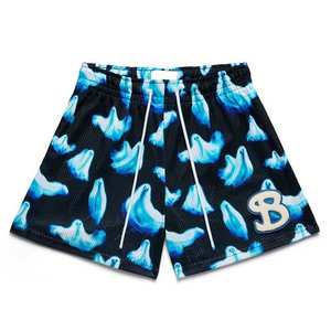 Shorts de rugby personnalisés en polyester pour hommes, avec poches zippées, sublimation, double couture, unisexe, ODM - Product Image 2