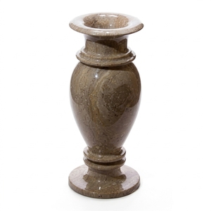 Florero elegante de piedra de ónix blanco con el mejor precio al por mayor, florero elegante de suelo de mármol para decoración del hogar - Product Image 4