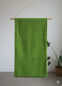 Le Souvenirs – Tissu en coton 100 % peigné, léger, respirant, absorbant l'humidité, imprimé vert, écologique, pour filles et garçons - Product Image 2