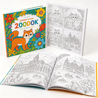 Impression en gros de livres pour enfants en couleur avec des partenaires de production fiables