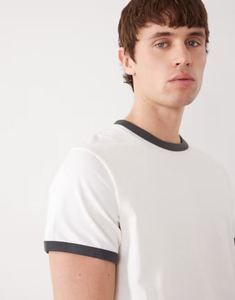 เสื้อยืดโอเวอร์ไซส์ ผ้าฝ้าย 100% 200gsm สไตล์วินเทจ ลุคสตรีทแวร์ แขนปกติ แฟชั่นลำลองสำหรับผู้ชาย ดีไซน์เรียบๆ รับสกรีนลายพัฟพิมพ์ - Product Image 5