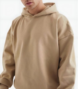Oversized <b>Neutral</b> Tone Hoodie Minimal Design Premium Fabric Soft Touch Contemporary Fashion Streetwear Everyday Comfort Piece - Product Image 3