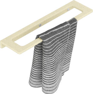 Porte-serviettes robuste en acier inoxydable pour espaces de travail industriels, douches et solutions de rangement pour salles de bain d'établissements de santé - Product Image 2